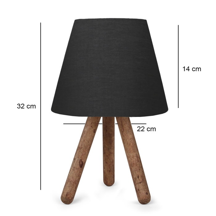 Opviq Lámpara de Mesa AYD-2844 Antracita